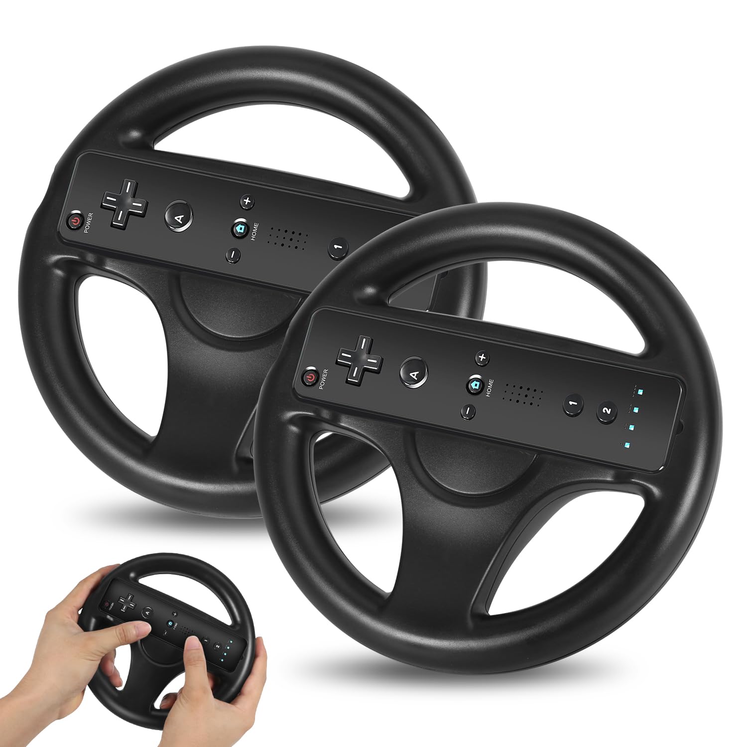 Steering Wheel Gaming - 1PC Steering Wheel for Nintendo Wii