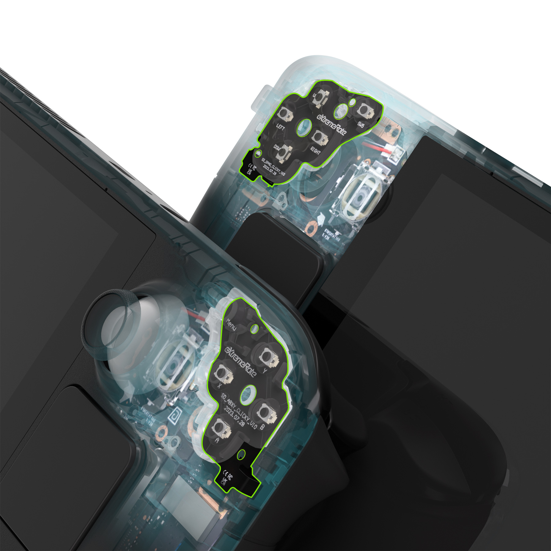 Gaming Console Steam Deck - eXtremeRate Face Clicky Kit for Steam