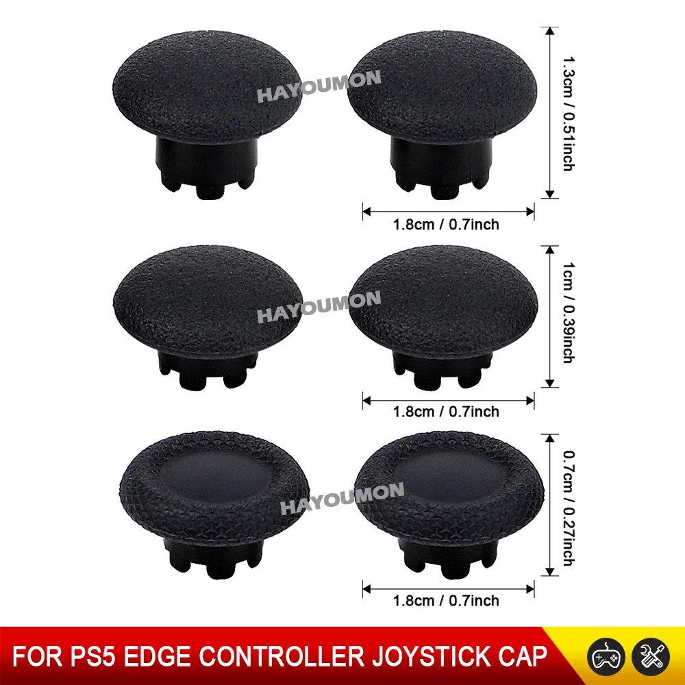 Gaming Console Stand - 6pcs Black for PS5 Edge Controller