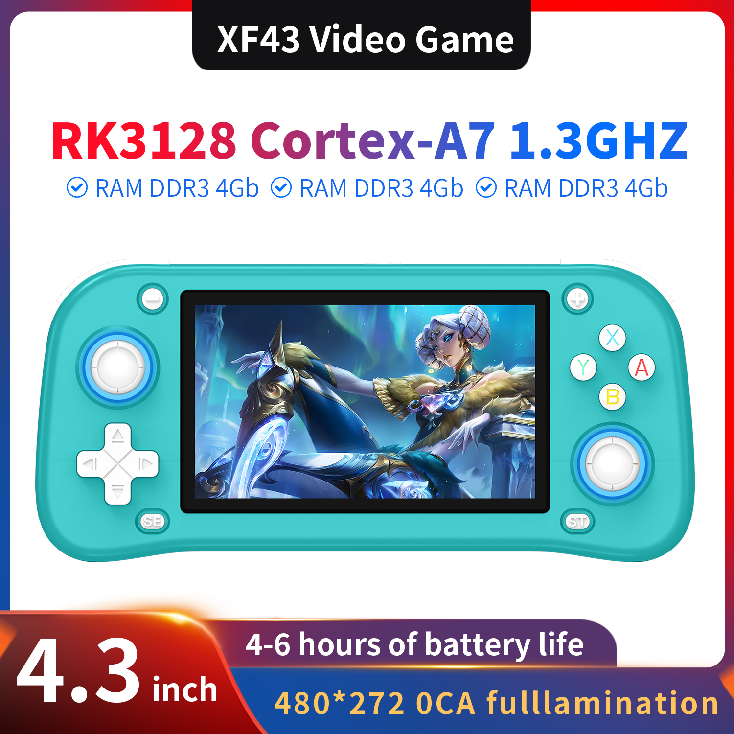 Gaming Console 5 Year Old - AISLPC XF43 4.3 inch Retro Handheld