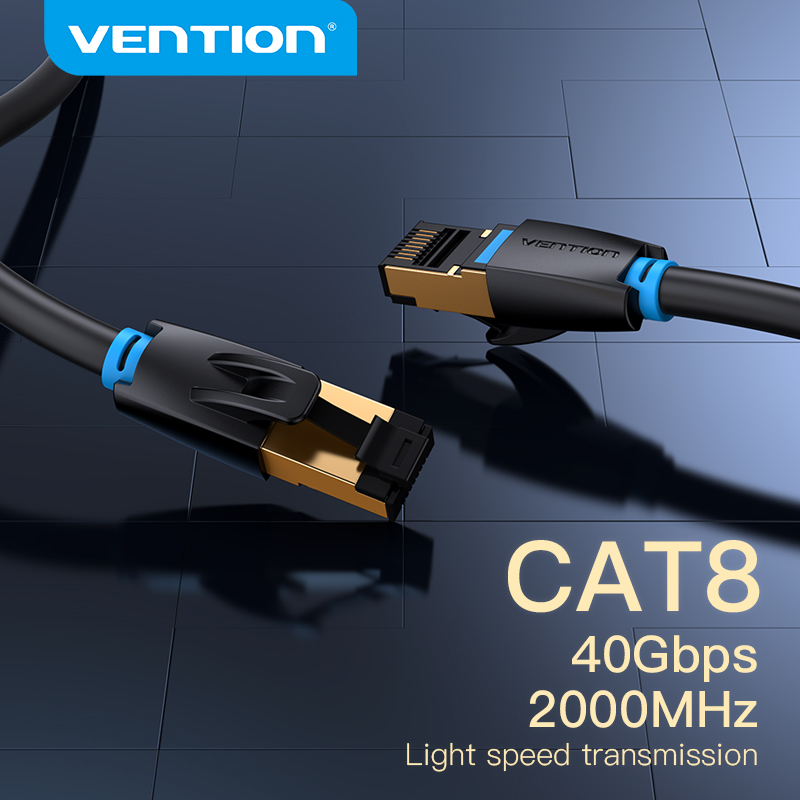Lan Cable Gaming - Vention Cat8 Ethernet Cable SFTP 40Gbps
