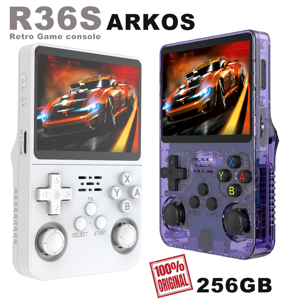 BOYHOM 256G Open Source R36S R - Gaming Console Type avaliação e preço