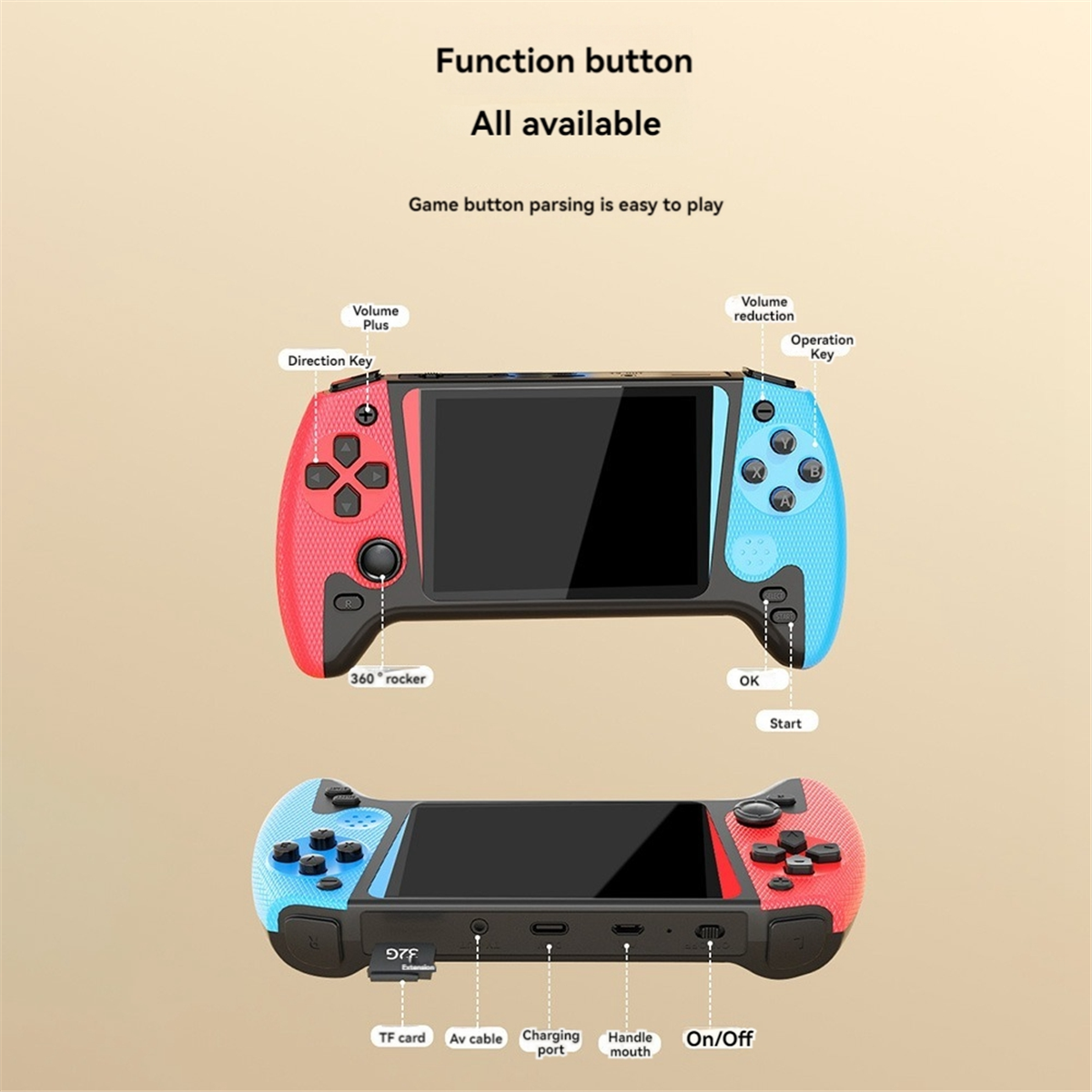 Practical Handheld Video Game  - Gaming Console 5 Year Old avaliação e preço