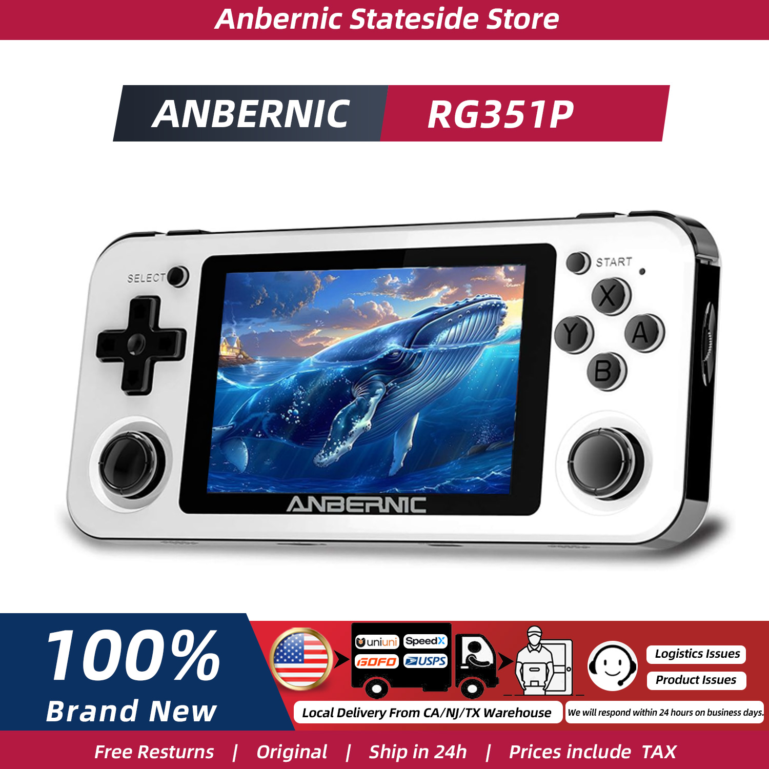 ANBERNIC RG351P Handheld Retro - Gaming Console Ayaneo avaliação e preço