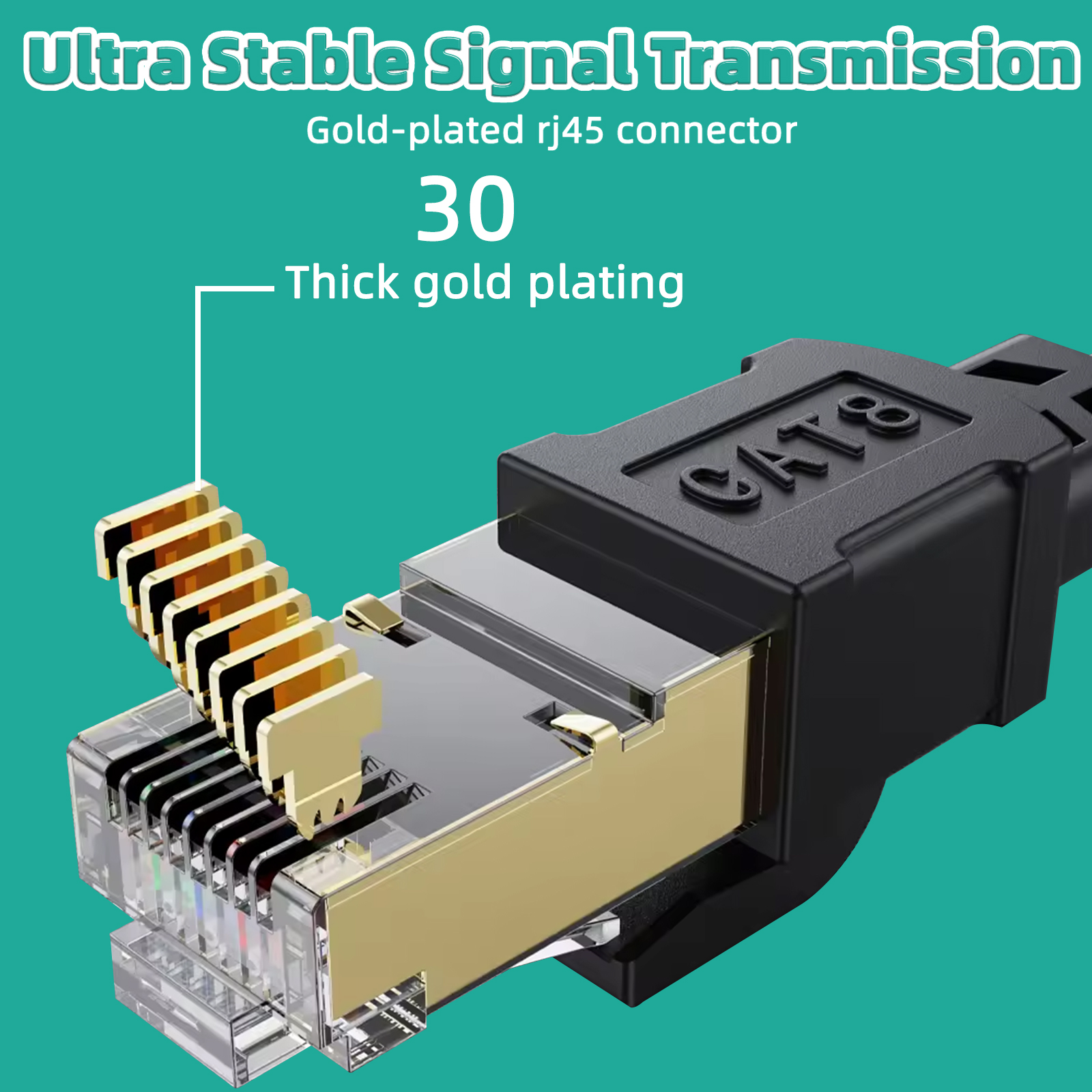 Cat 8 Ethernet Cable High Spee - Lan Cable Gaming avaliação e preço