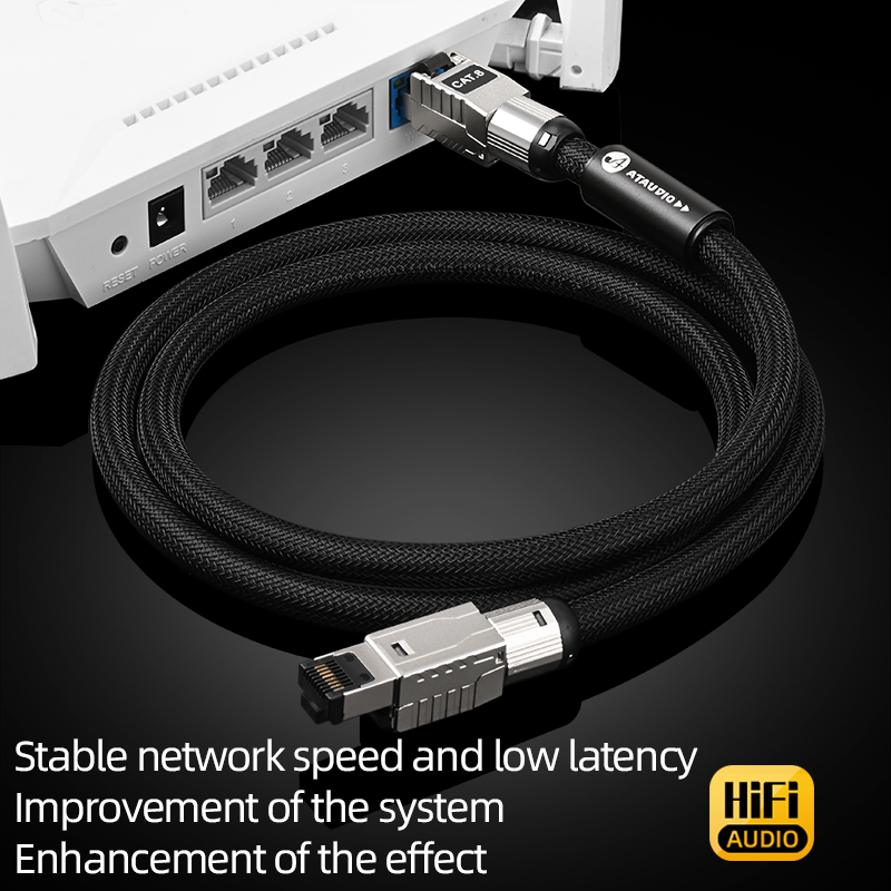 Hi-end HiFi Ethernet Cable for - Lan Cable Gaming avaliação e preço