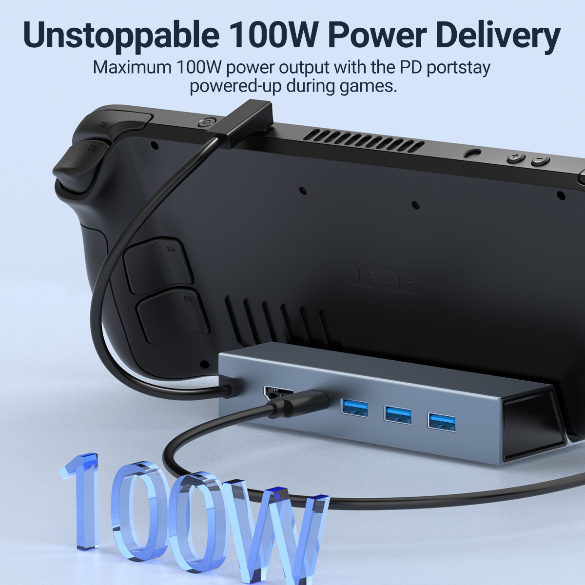 5 In 1 USB-C Game Hub Type-C C - Gaming Console Steam Deck avaliação e preço