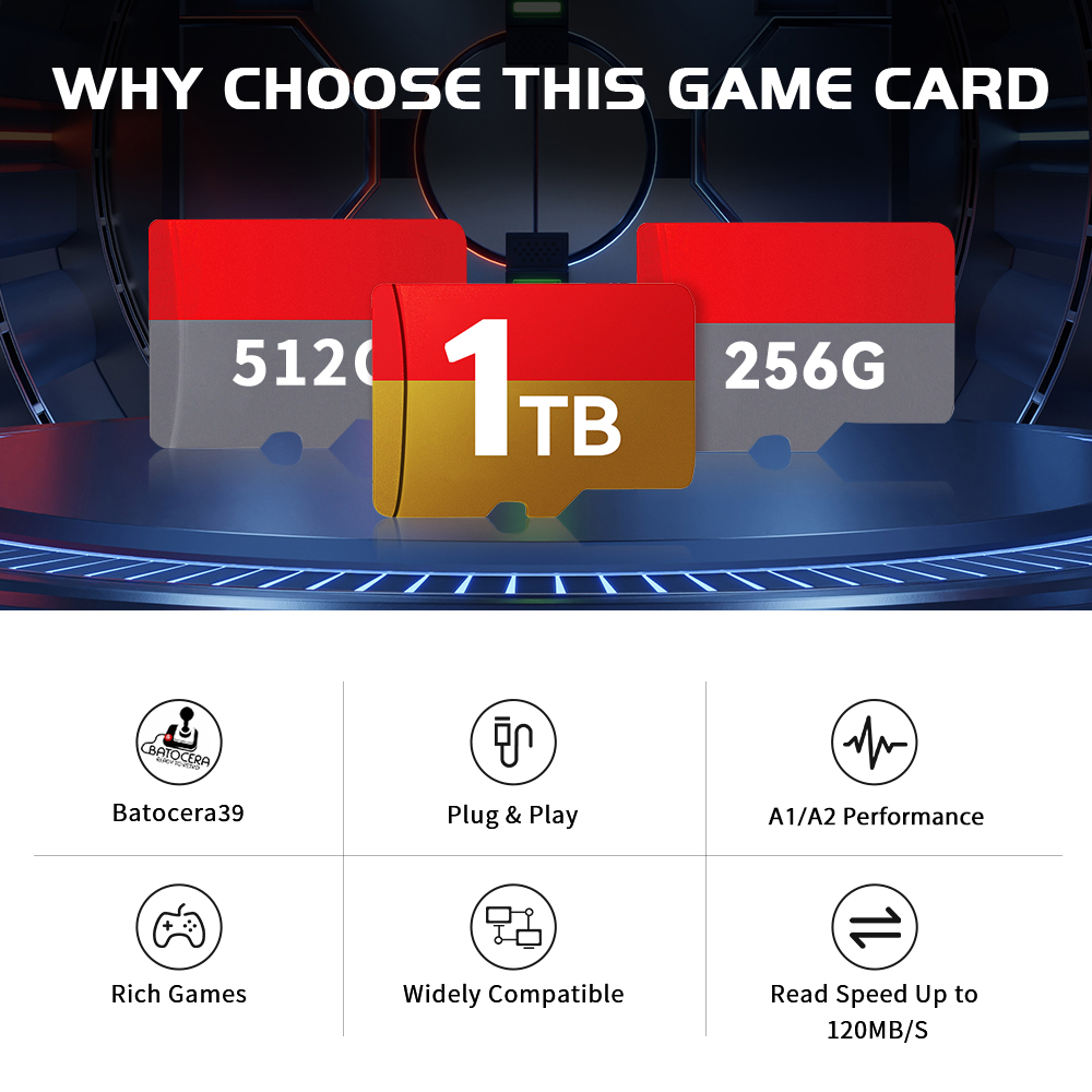 1TB Latest Batocera 39 OS TF G - Gaming Console Steam Deck avaliação e preço