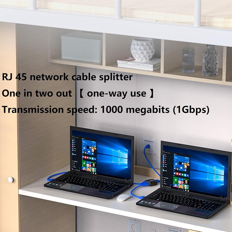 Gigabit Network Cable Splitter - Lan Cable Gaming avaliação e preço