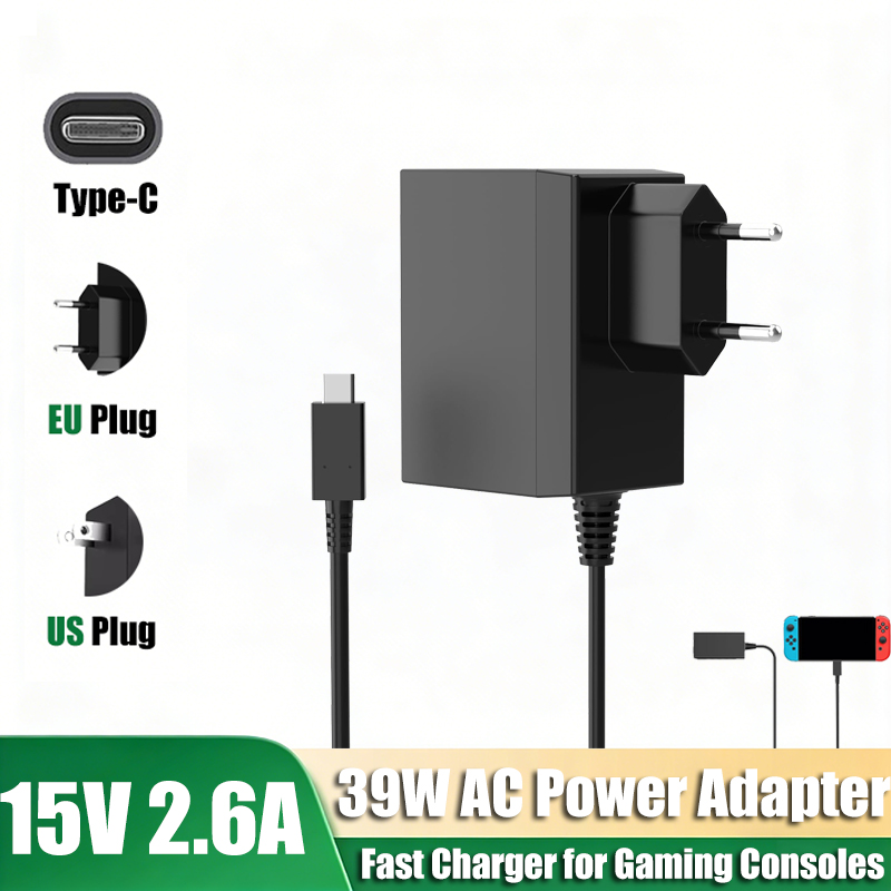 AC 100–240V Type-C Charger 15V - Gaming Console Type avaliação e preço