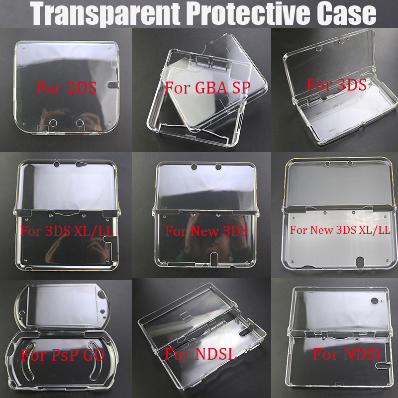 YUXI 1PCS Clear Crystal Shell  - Gaming Console New avaliação e preço