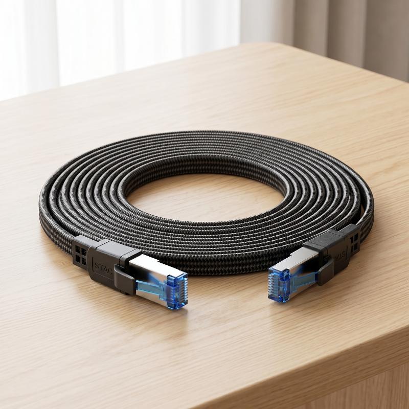 High Speed CAT8 RJ45 LAN Cable - Lan Cable Gaming avaliação e preço