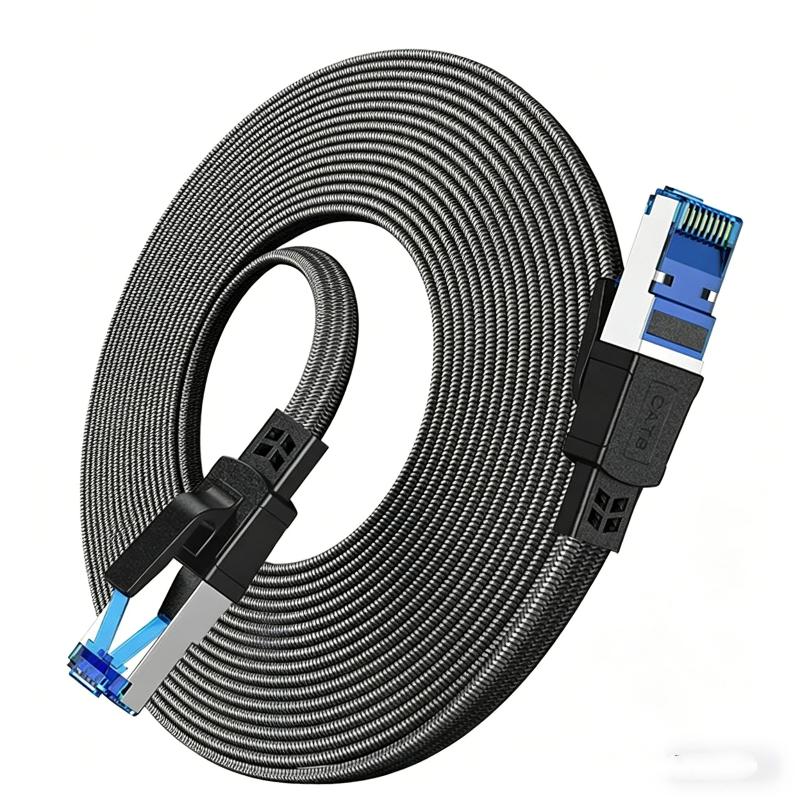 High Speed CAT8 RJ45 LAN Cable - Lan Cable Gaming avaliação e preço