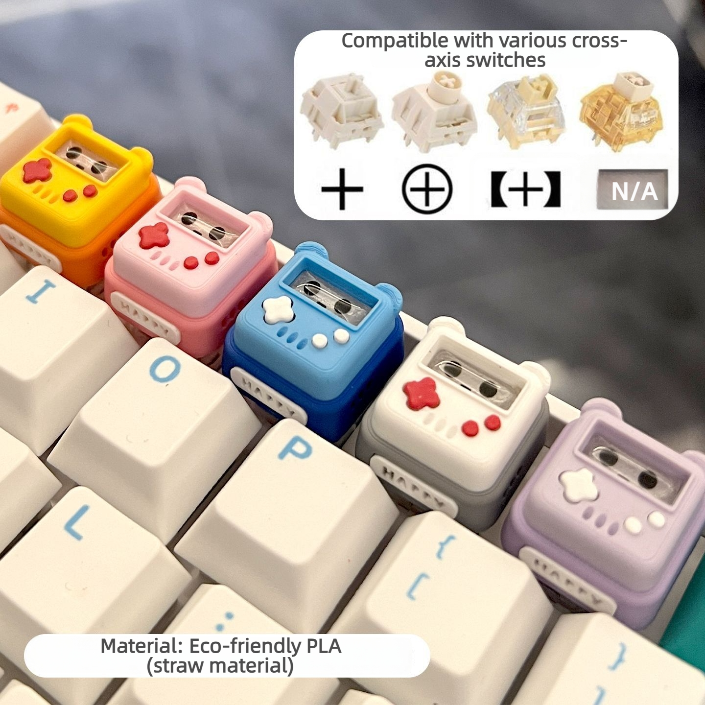 1-5PCS NEW Keycaps Arcade Orig - Gaming Console New avaliação e preço