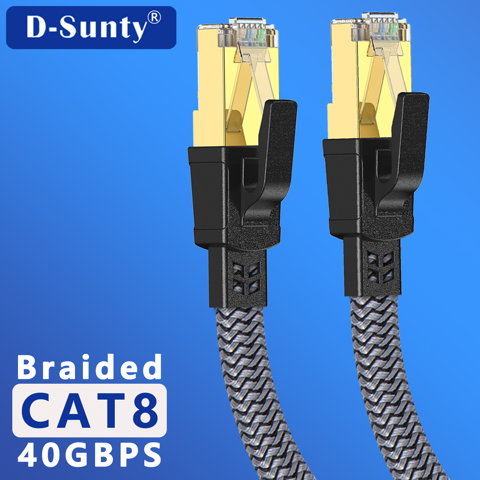 D-Sunty Ethernet Cable CAT8 40 - Lan Cable Gaming avaliação e preço