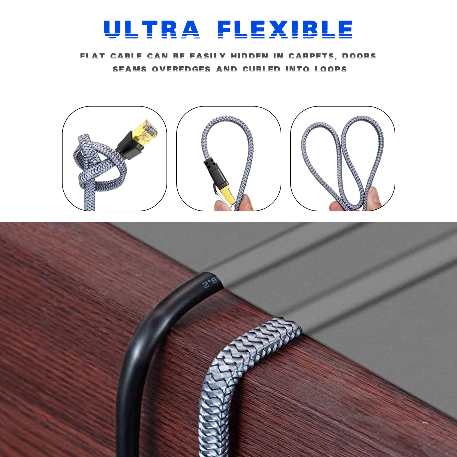 D-Sunty Ethernet Cable CAT8 40 - Lan Cable Gaming avaliação e preço