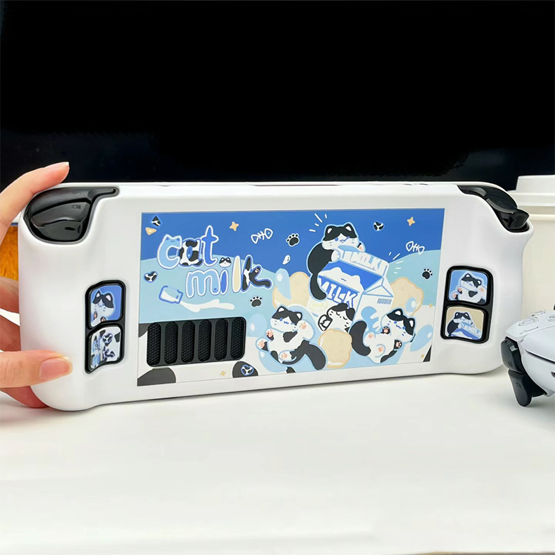 Cartoon Milk Cat Protective Ca - Gaming Console Steam Deck avaliação e preço