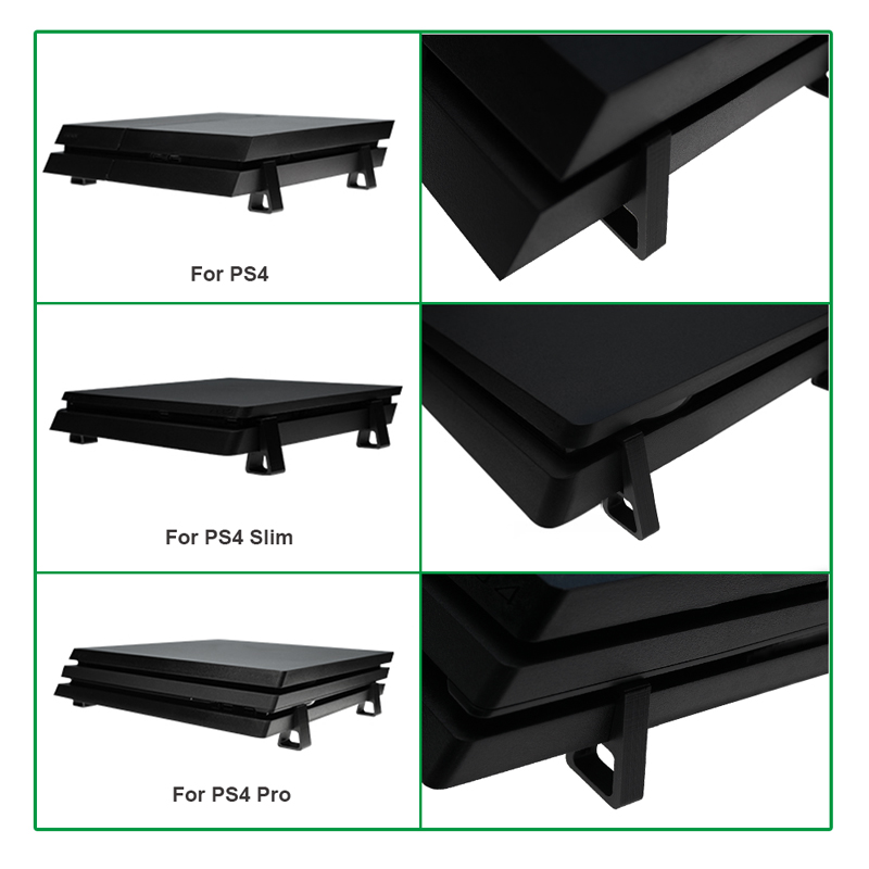 4Pcs Cooling Horizontal Holder - Gaming Console Stand avaliação e preço