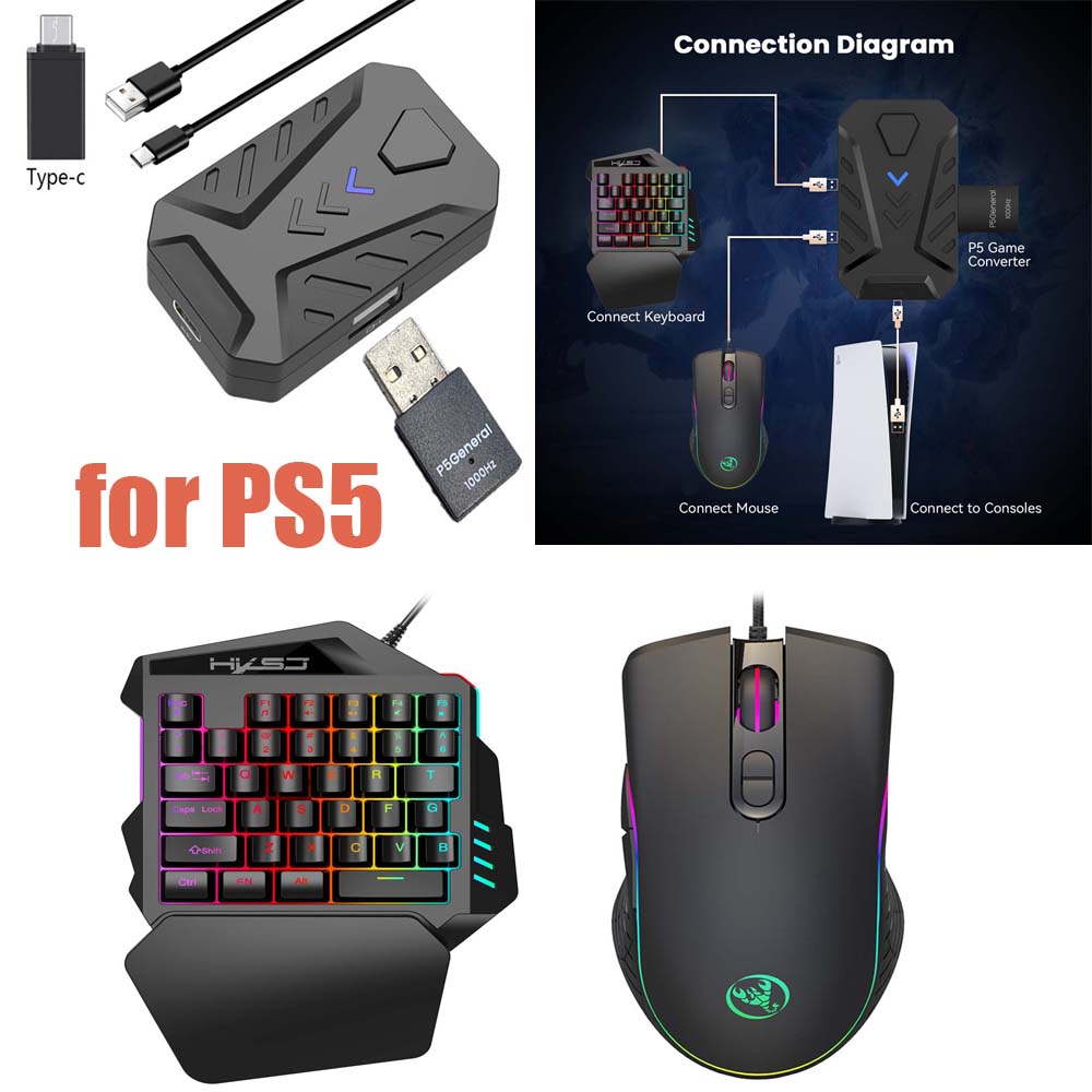 for PS5 Gaming Keyboard Mouse  - Gaming Console Type avaliação e preço