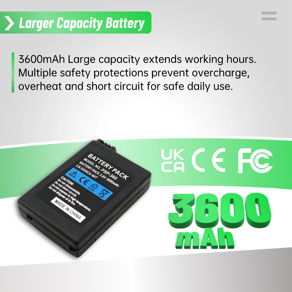PUJIMAX 3600mAh 3.6V New Li-io - Gaming Console New avaliação e preço