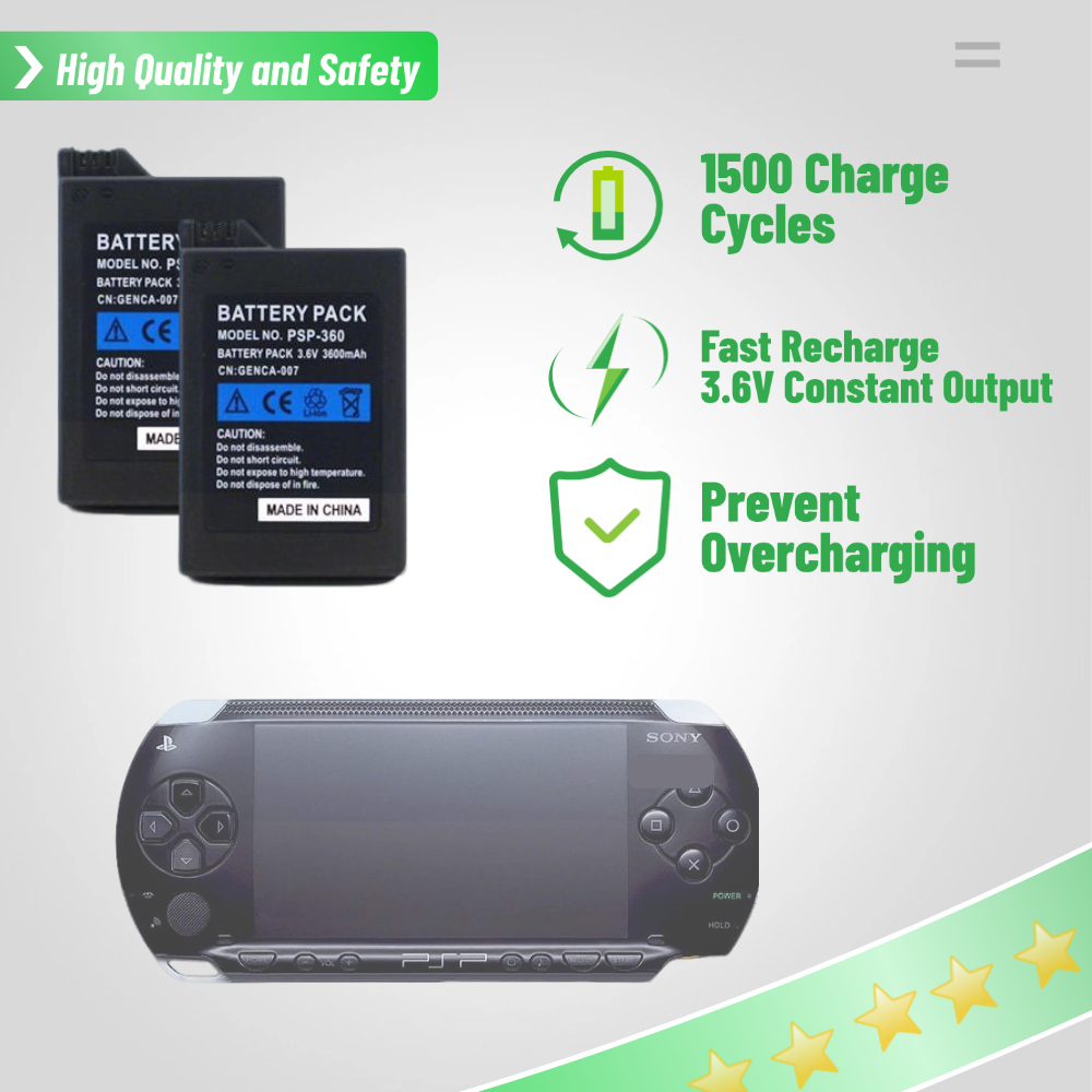 PUJIMAX 3600mAh 3.6V New Li-io - Gaming Console New avaliação e preço