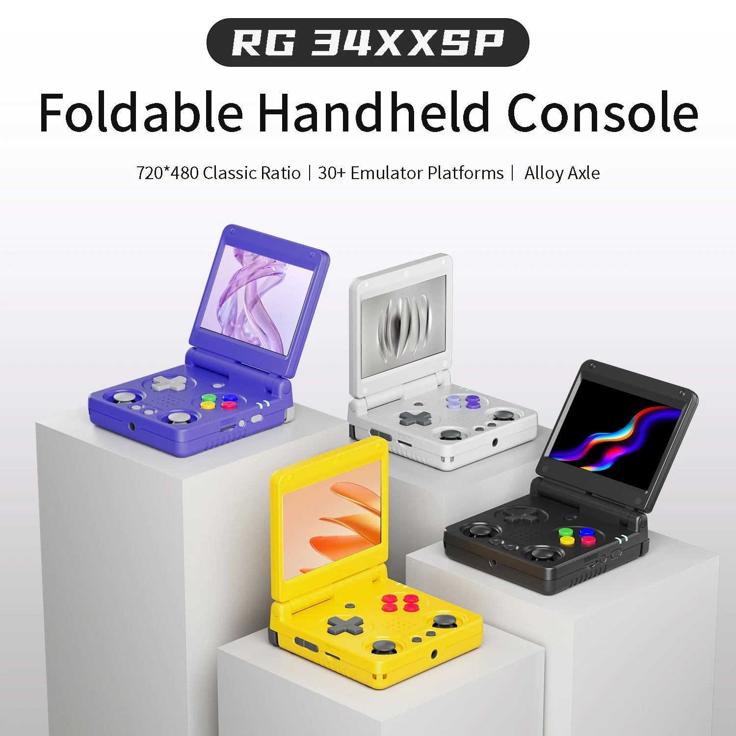 Anbernic RG34XXSP Retro Handhe - Gaming Console 5 Year Old avaliação e preço