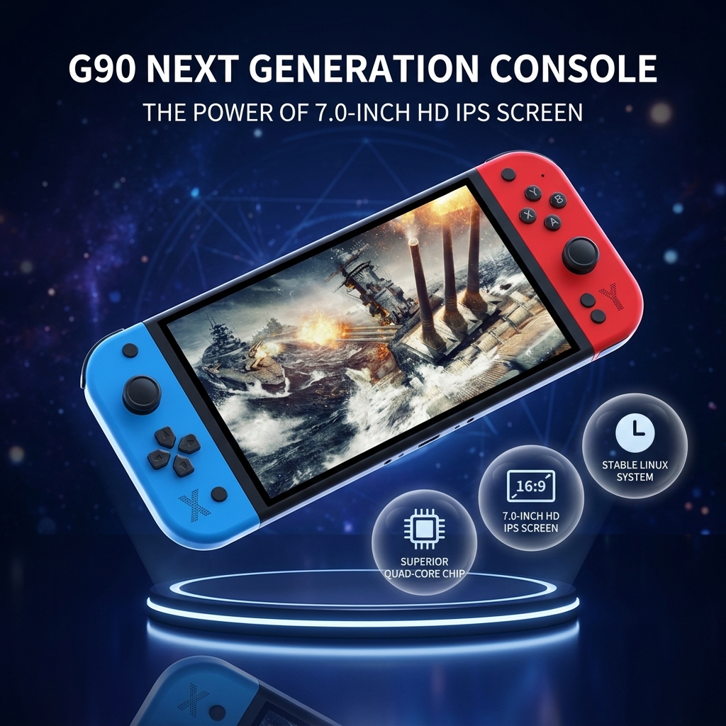 New G90 Retro Gaming Handheld  - Gaming Console 5 Year Old avaliação e preço