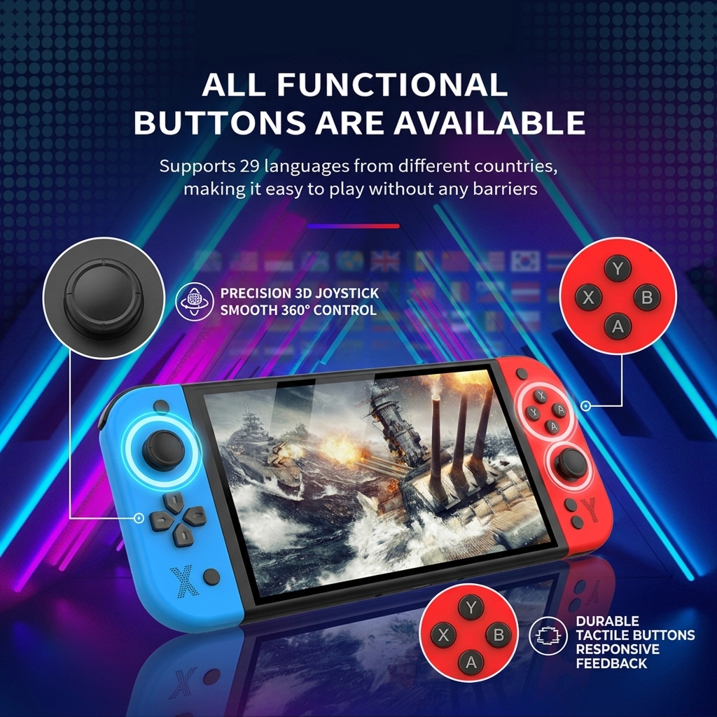 New G90 Retro Gaming Handheld  - Gaming Console 5 Year Old avaliação e preço