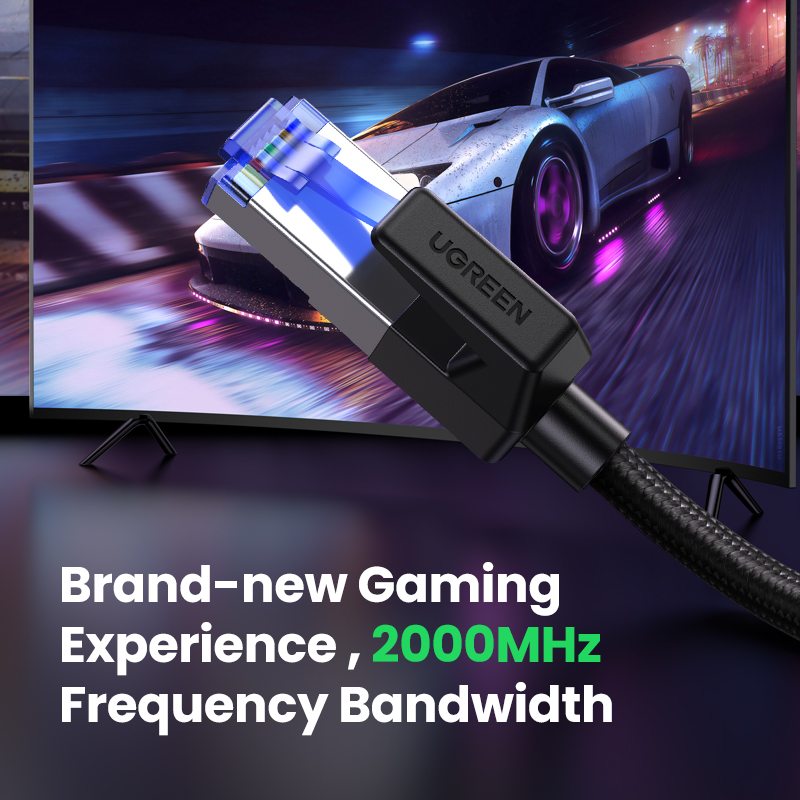 UGREEN Ethernet Cable CAT8 40G - Lan Cable Gaming avaliação e preço