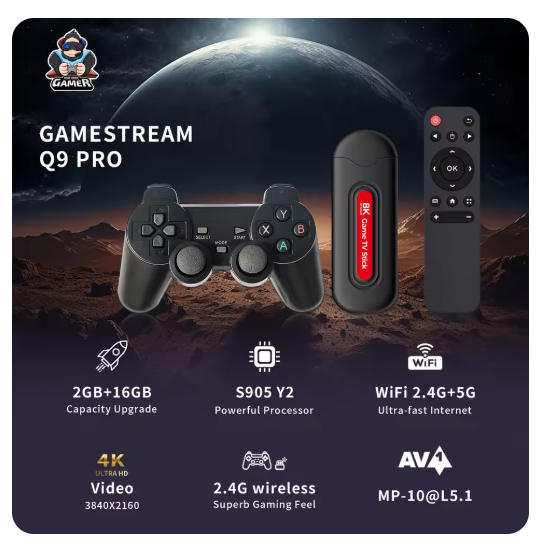 [Genuine]Q9 Pro Dual System Ga - Gaming Console Q9 Game Stick avaliação e preço