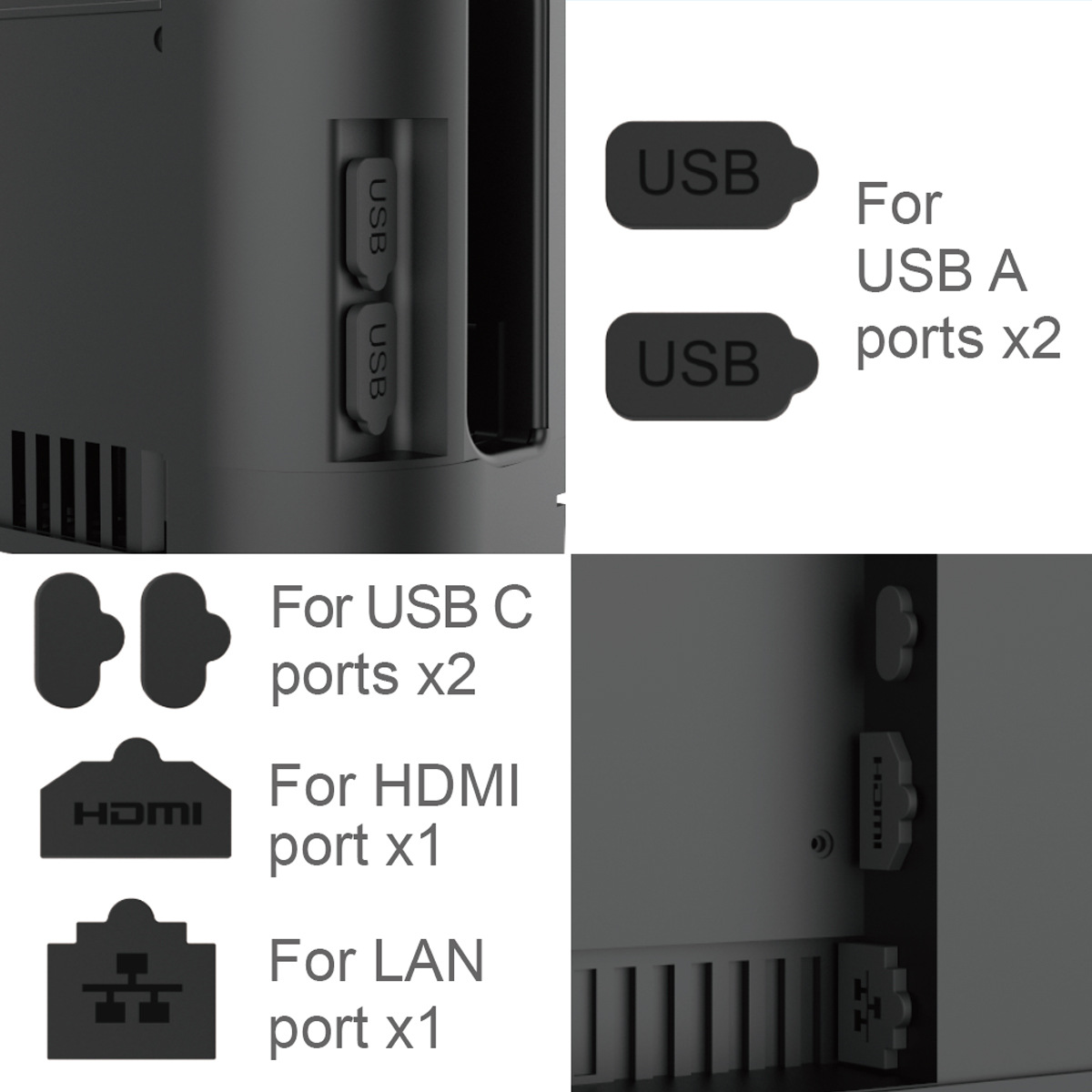 Silicone Dust Plugs Set for Sw - Gaming Console Type avaliação e preço
