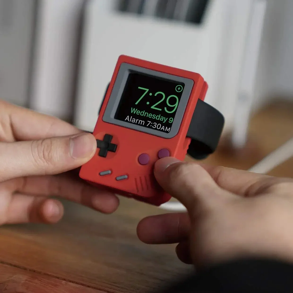 Silicone Holder for IWatch Cha - Gaming Console Vintage avaliação e preço