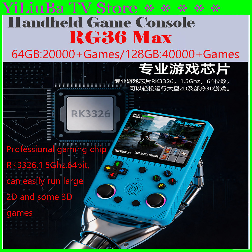 [Genuine]2026Newest Retro Hand - Gaming Console Handheld Best avaliação e preço