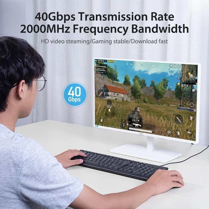 MIZIQIER long CAT 8 Flat Netwo - Lan Cable Gaming avaliação e preço