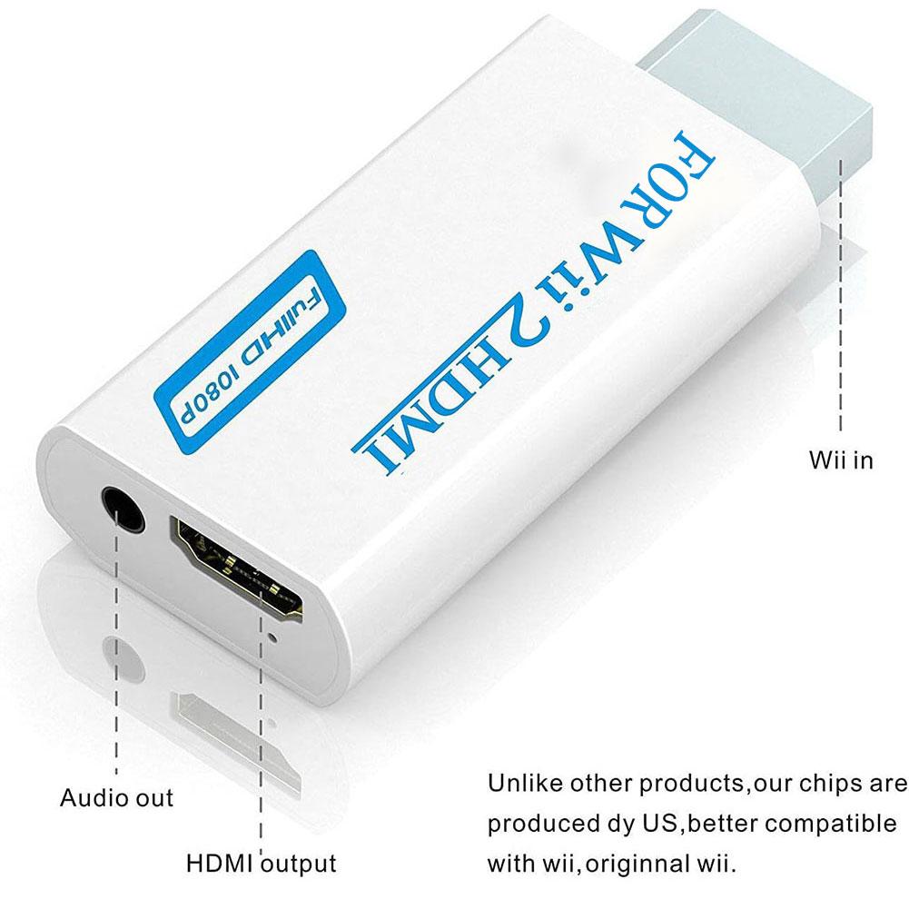 Wii To HDMI Converter Wii To H - Gaming Console Type avaliação e preço