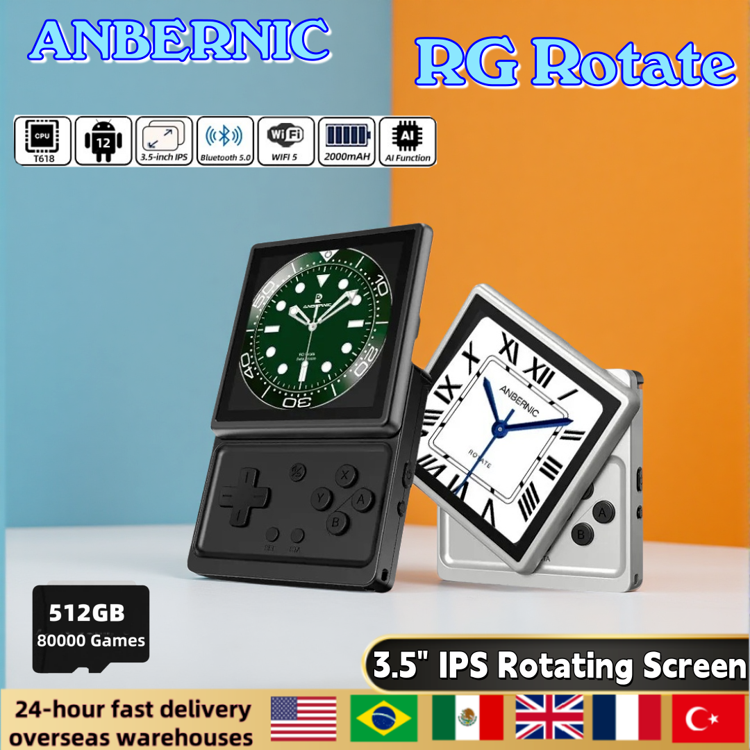 ANBERNIC RG Rotate Android Han - Gaming Console 5 Year Old avaliação e preço