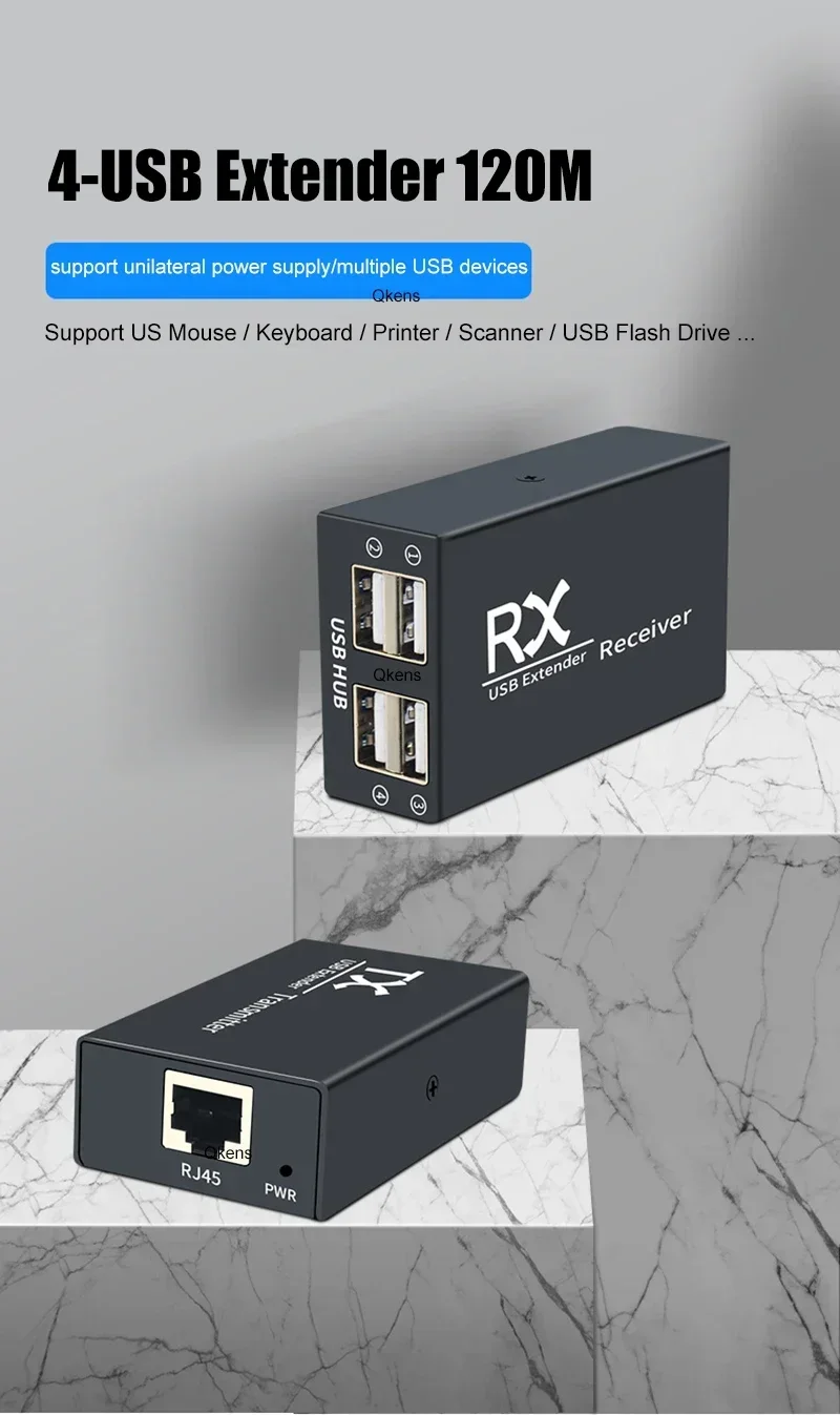 120M 4 Port USB Extender Over  - Lan Cable Gaming avaliação e preço